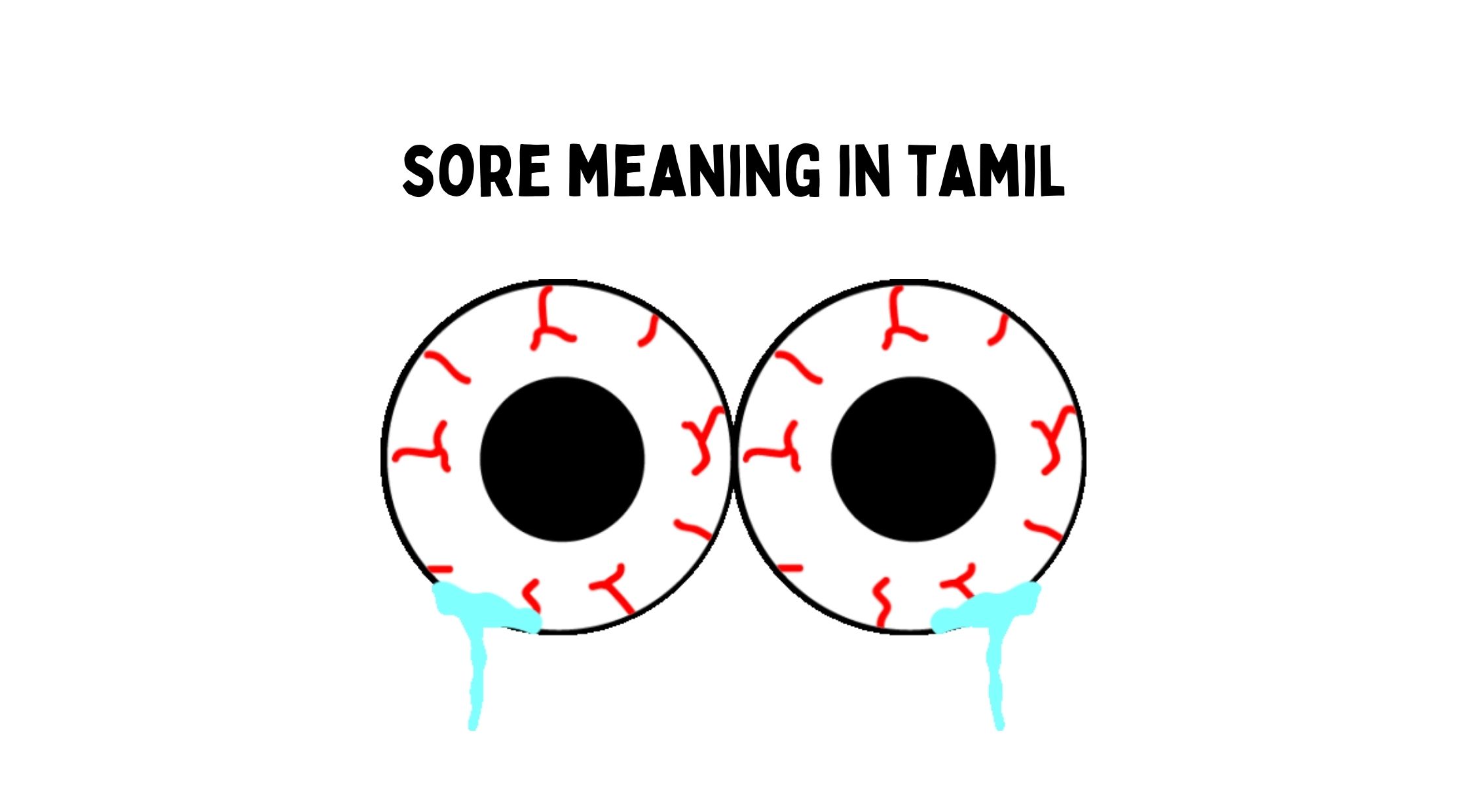 Sore Meaning in Tamil